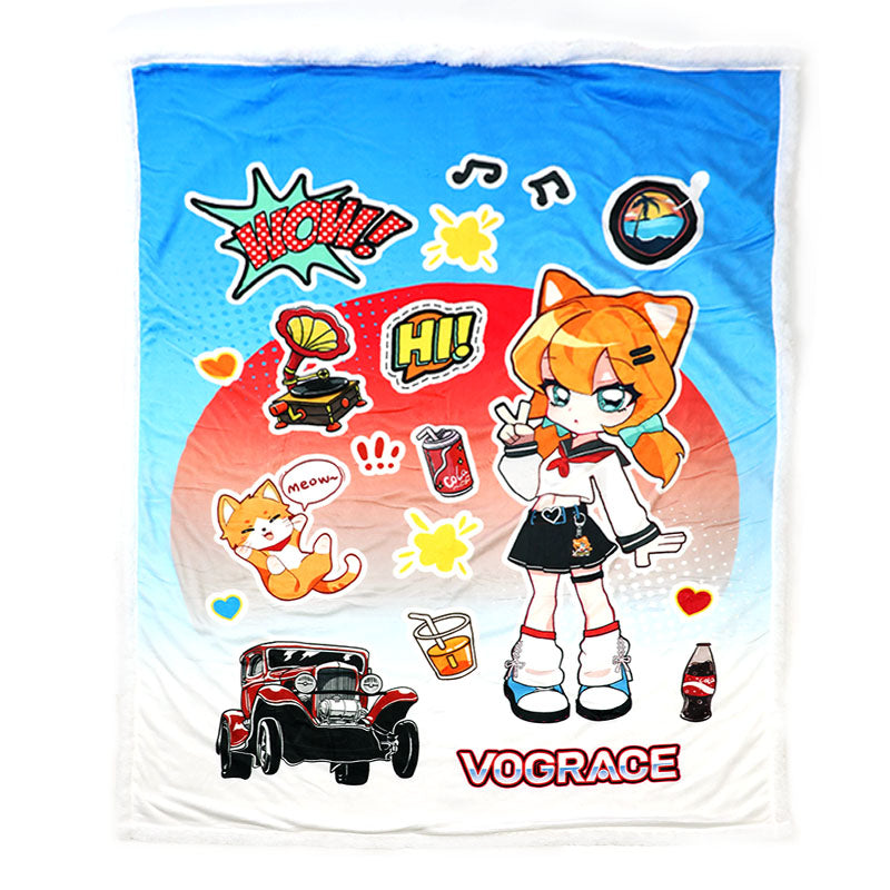 Custom Coral Fleece Blanket