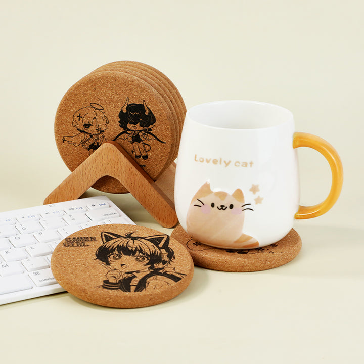 Custom Eco-Friendly Round Cork Coaster