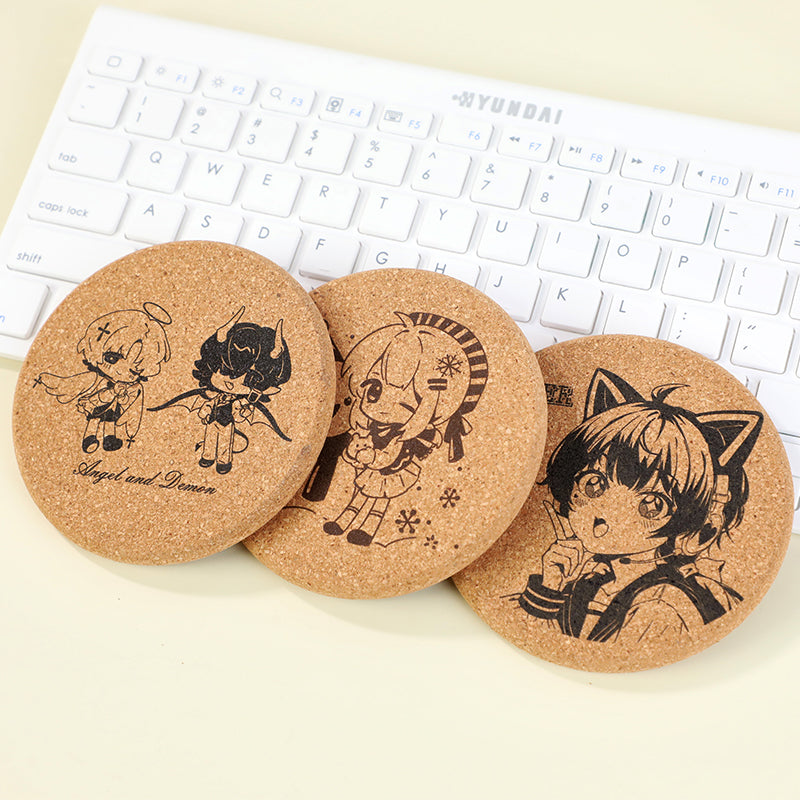 Custom Eco-Friendly Round Cork Coaster