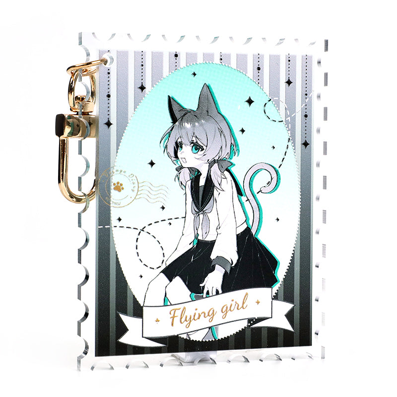 Custom Embossed Acrylic Keychain - VOGRACE