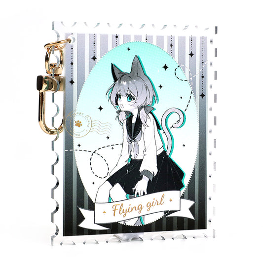 Custom Embossed Acrylic Keychain - VOGRACE