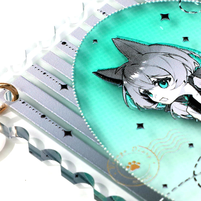 Custom Embossed Acrylic Keychain - VOGRACE