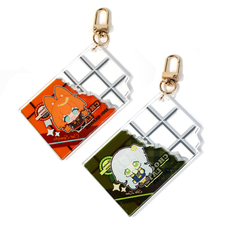 Custom Embossed Acrylic Keychain - VOGRACE