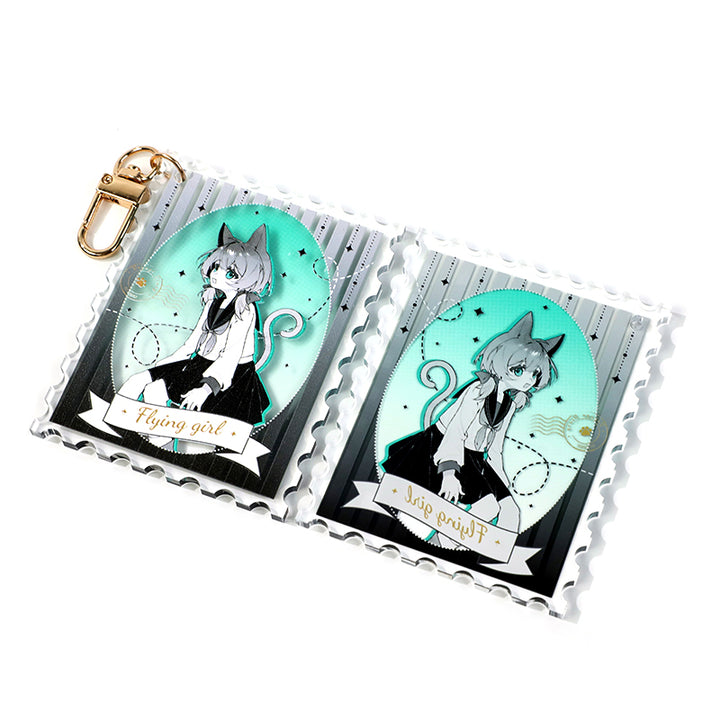 Custom Embossed Acrylic Keychain - VOGRACE