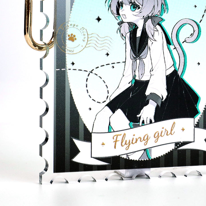 Custom Embossed Acrylic Keychain - VOGRACE