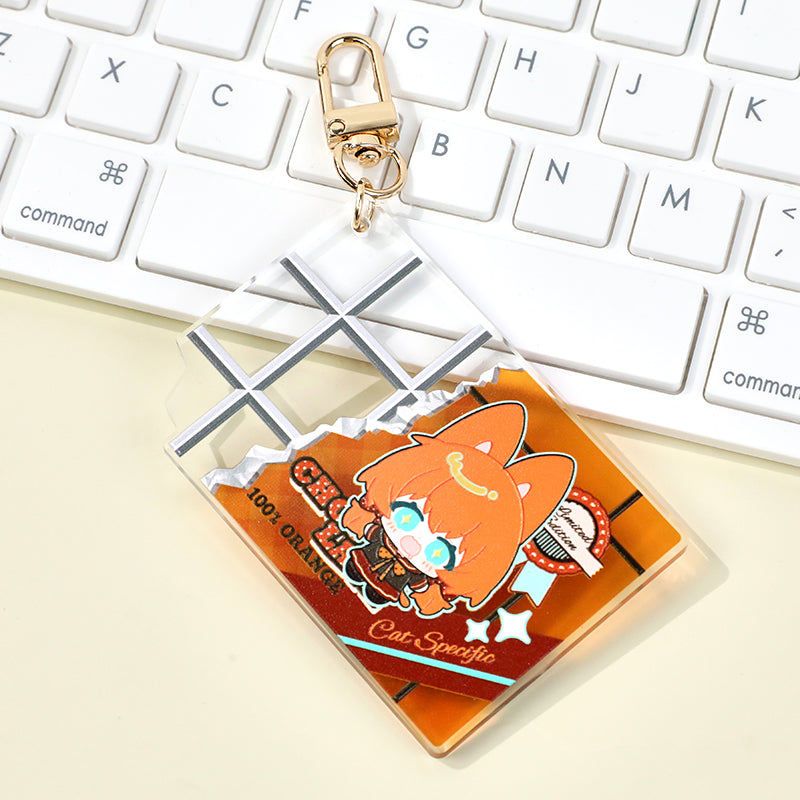 Custom Embossed Acrylic Keychain - VOGRACE