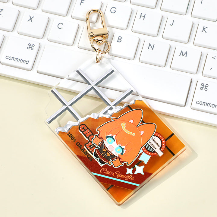 Custom Embossed Acrylic Keychain - VOGRACE