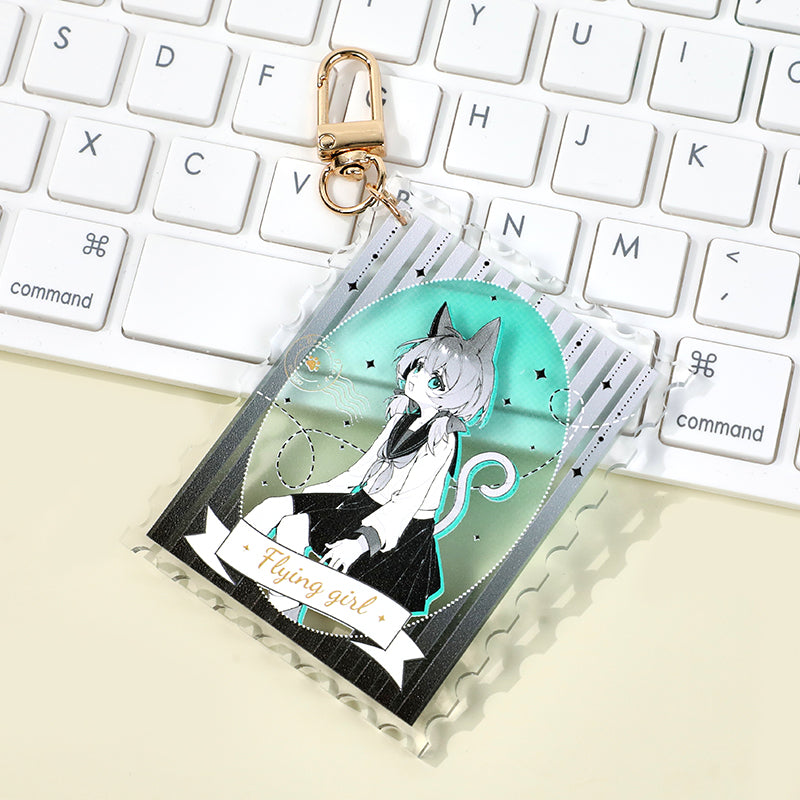 Custom Embossed Acrylic Keychain - VOGRACE