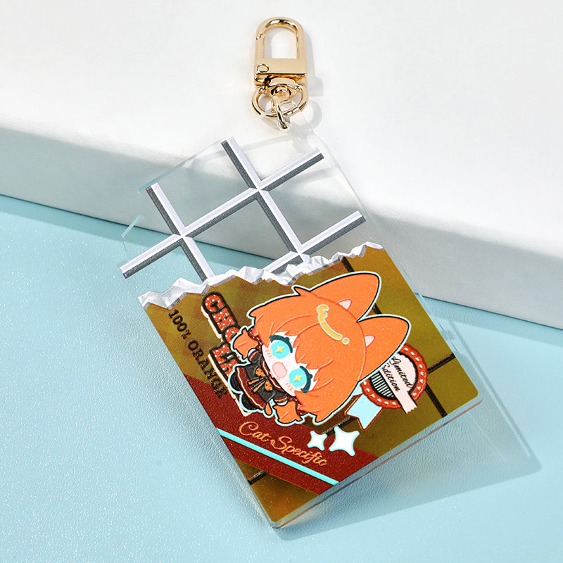 Custom Embossed Acrylic Keychain - VOGRACE