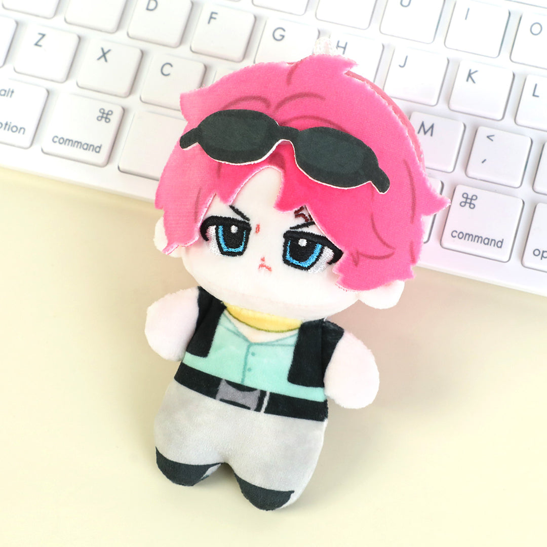 Custom Embroidered Plush Doll Keychain