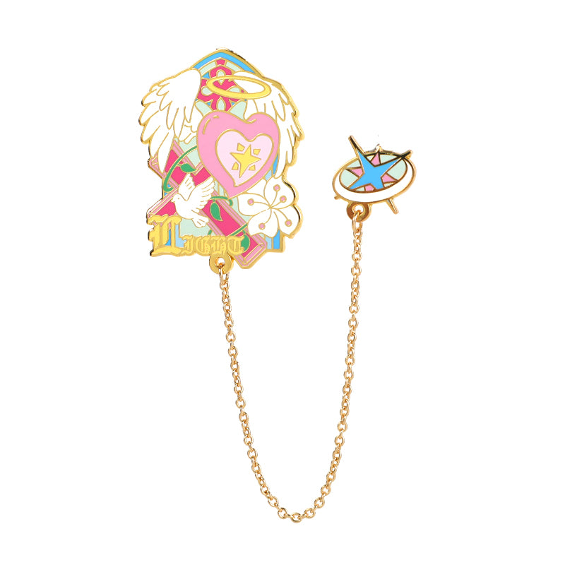 Custom Enamel Metal Chain Pins