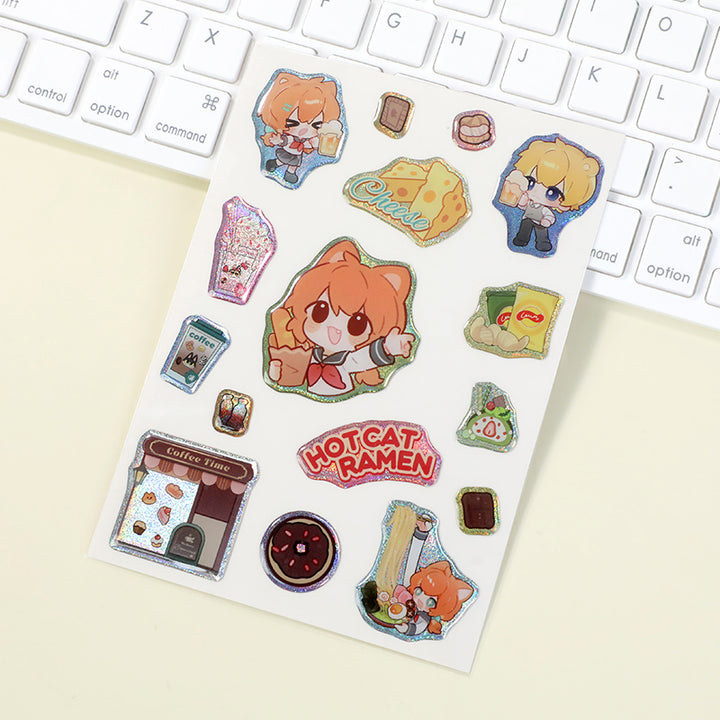Folhas de autocolantes epóxi personalizadas 