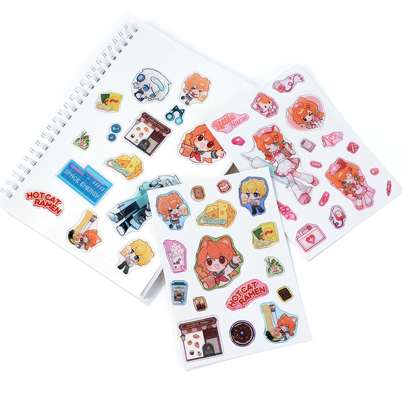 Folhas de autocolantes epóxi personalizadas 