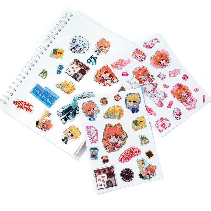 Folhas de autocolantes epóxi personalizadas 