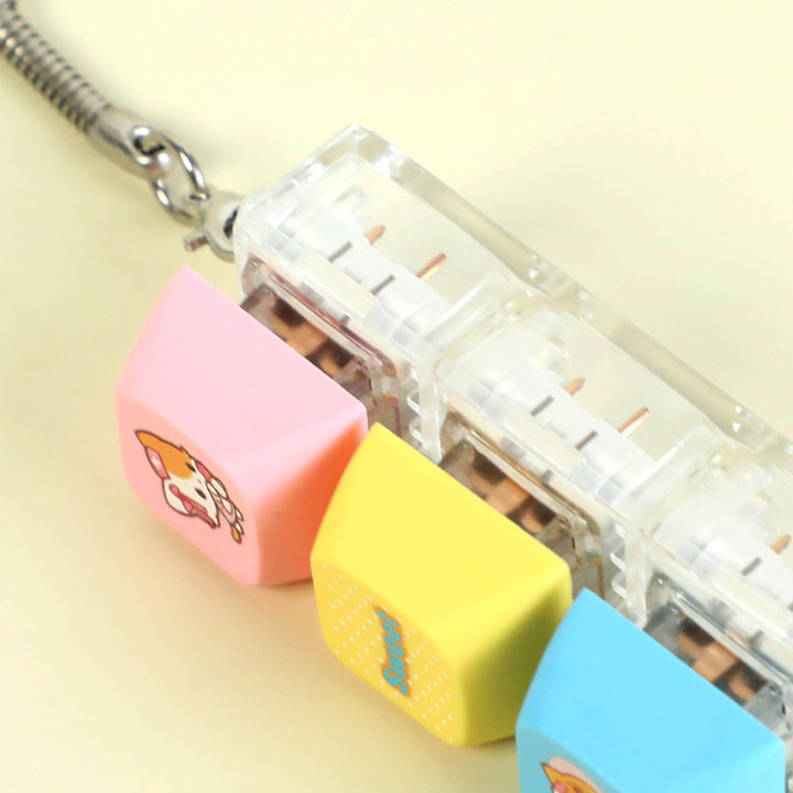 Custom Fidget Keycap Keychain