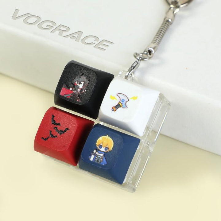 Custom Fidget Keycap Keychain