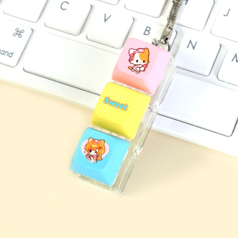 Custom Fidget Keycap Keychain