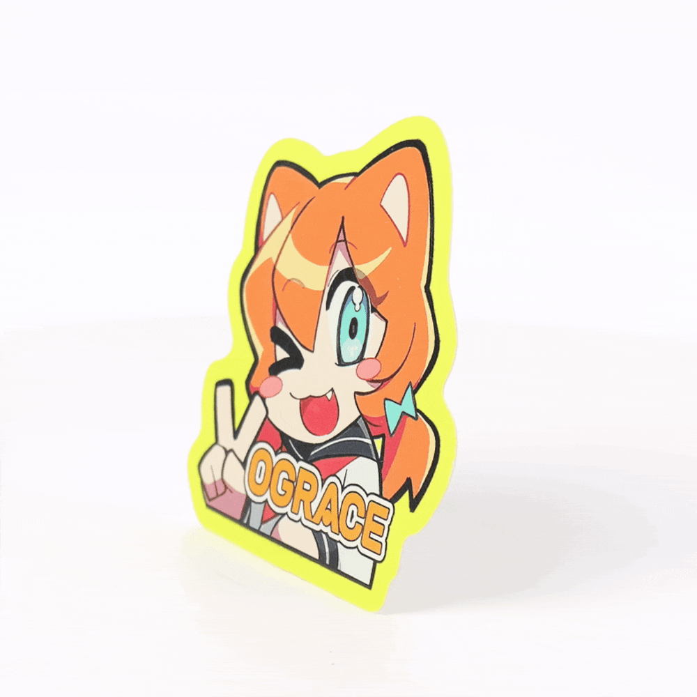 Custom Fluorescent Stickers - VOGRACE