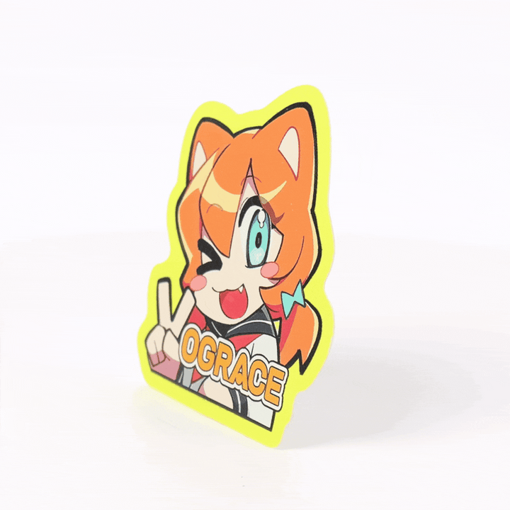 Custom Fluorescent Stickers - VOGRACE