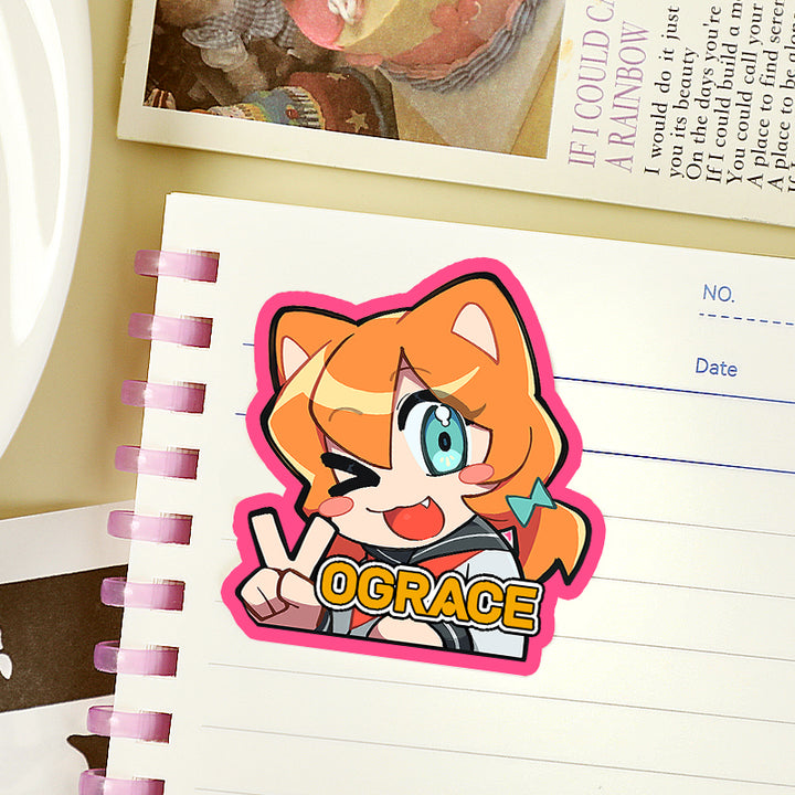 Custom Fluorescent Stickers - VOGRACE