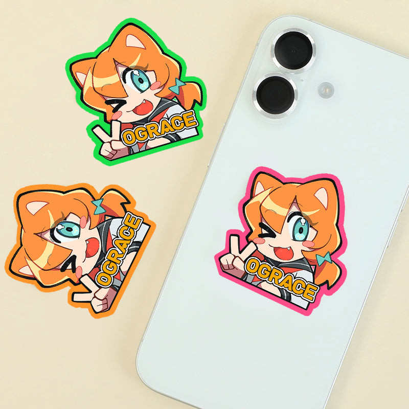 Custom Fluorescent Stickers - VOGRACE