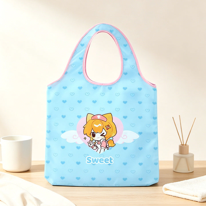 Custom Foldaway Shopper Tote Bag