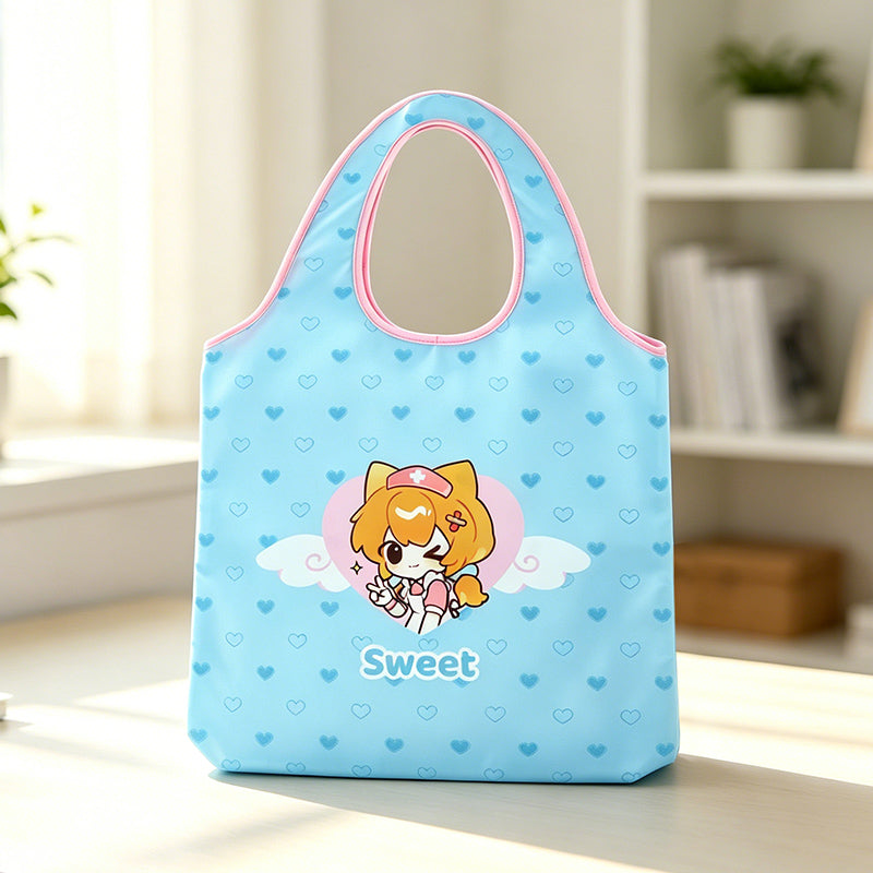 Custom Foldaway Shopper Tote Bag
