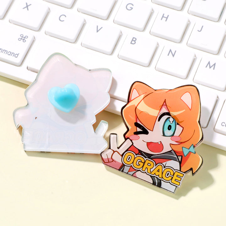 Custom Full Bleed Acrylic Pins