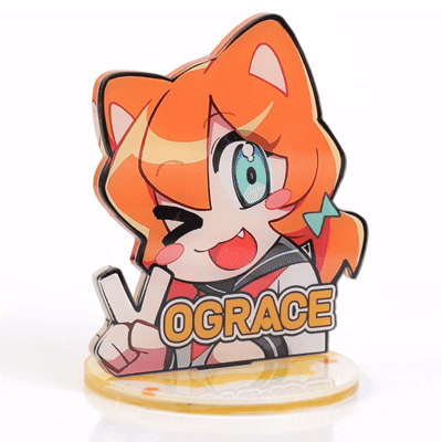 カスタムフルブリードアクリルスタンディー 