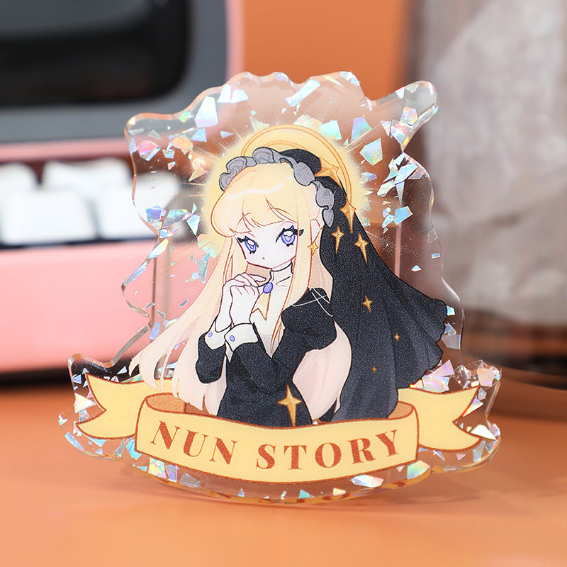 Custom Glitter Acrylic Pins - VOGRACE