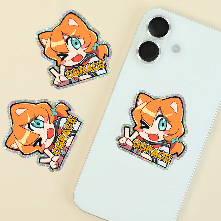 Custom Glitter Stickers - VOGRACE