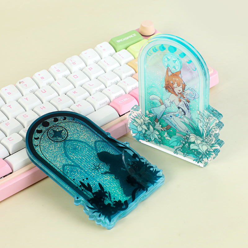 Benutzerdefinierte verdickte, vorgefüllte Treibsand-Flüssig-Acryl-Standees 