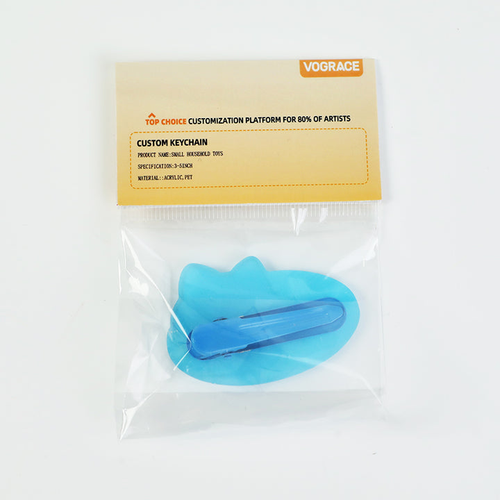 Custom Glow In The Dark Acrylic Hair Clip