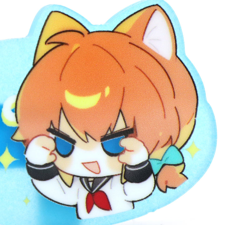 Custom Glow In The Dark Acrylic Hair Clip