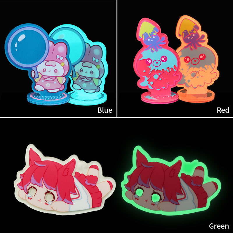 Custom Glow In The Dark Acrylic Standees