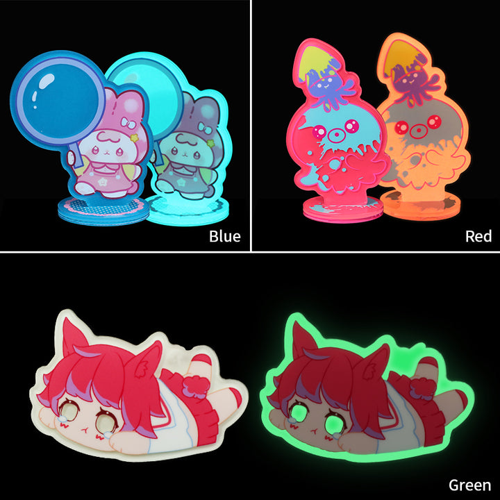 Custom Glow In The Dark Acrylic Standees