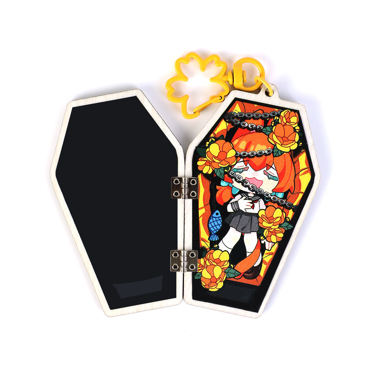 Custom Hinged Synthetic Wooden Keychains – VOGRACE