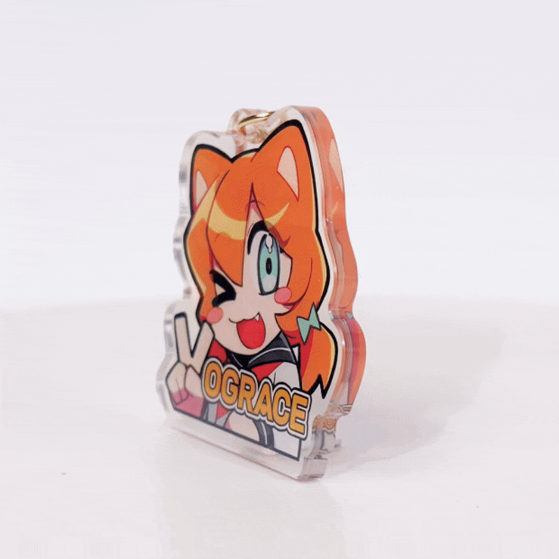 Custom Holographic Keychain