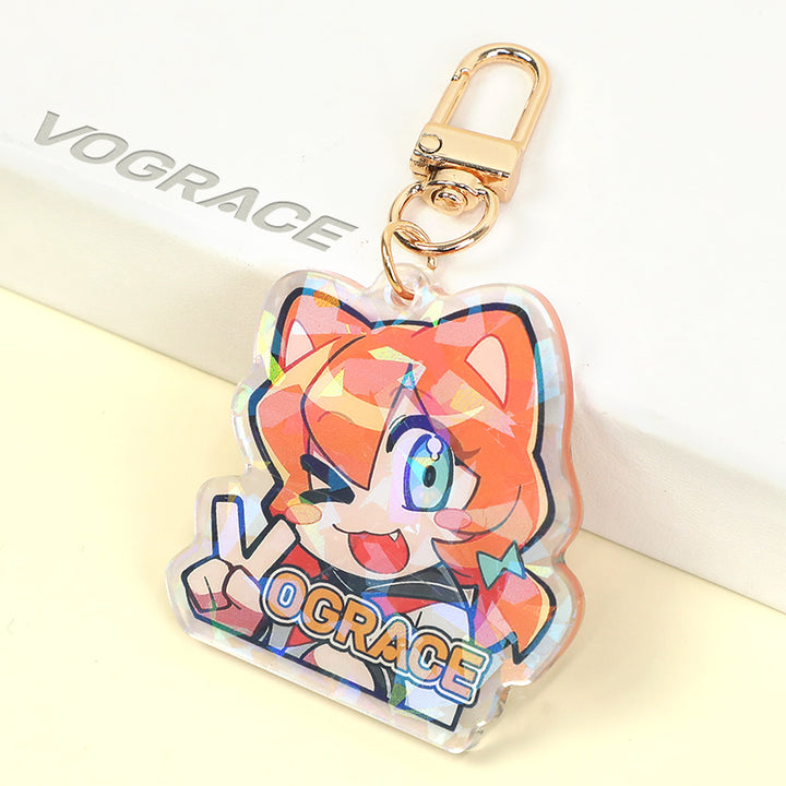 Custom Holographic Keychain