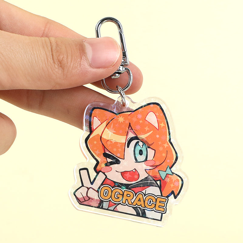 Custom Holographic Keychain