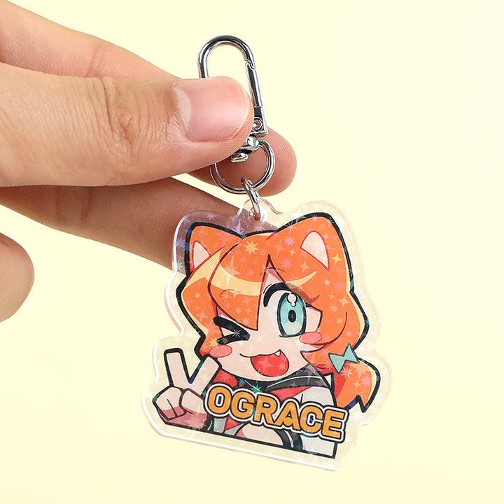 Custom Holographic Keychain