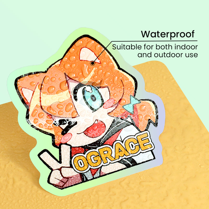 Custom Holographic Stickers - VOGRACE