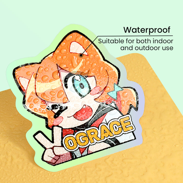 Custom Holographic Stickers - VOGRACE