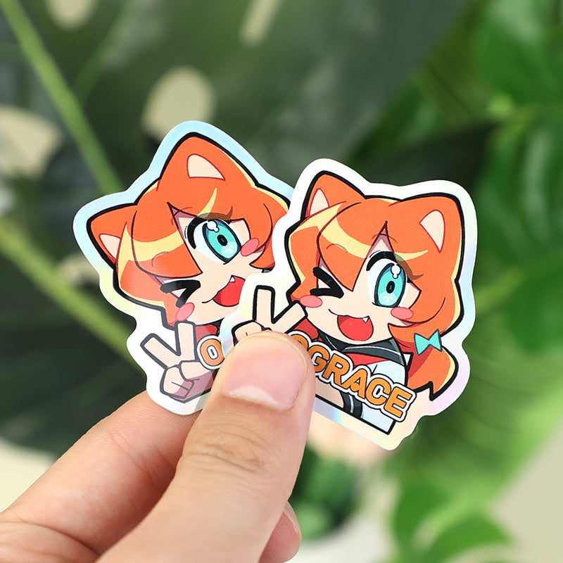Custom Holographic Stickers - VOGRACE
