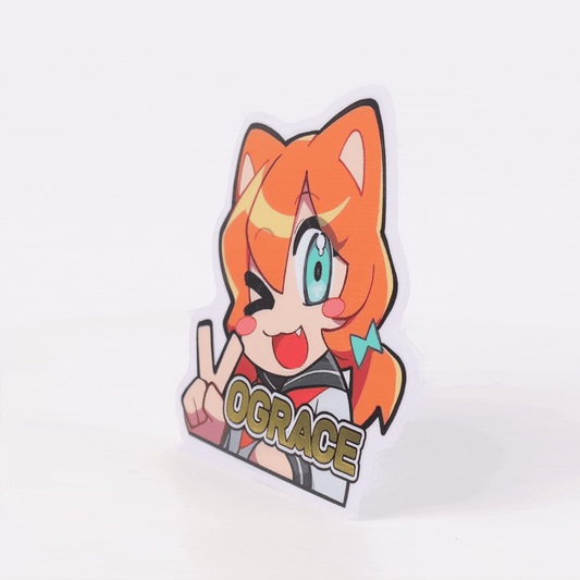 Custom Hot Foil Stamped Stickers - VOGRACE