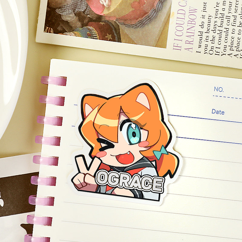 Custom Hot Foil Stamped Stickers - VOGRACE