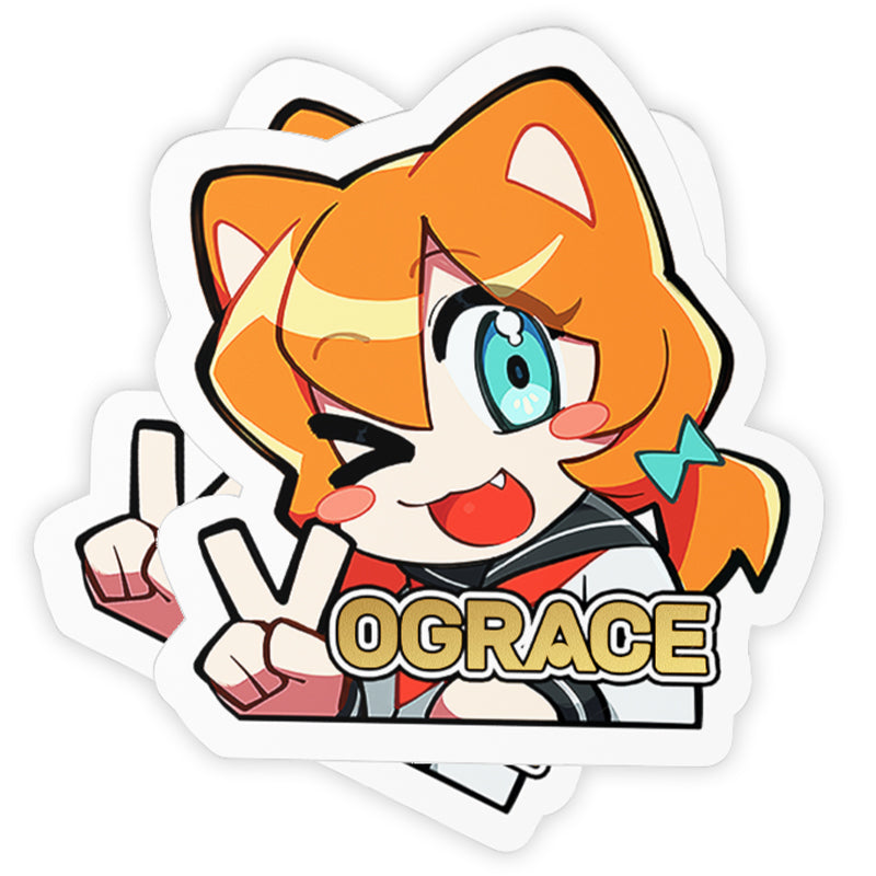 Custom Hot Foil Stamped Stickers - VOGRACE