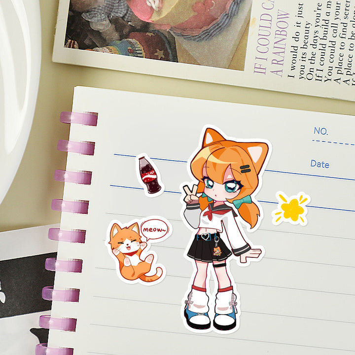 Custom Kiss Cut Stickers Sheets (ISO paper sizes)