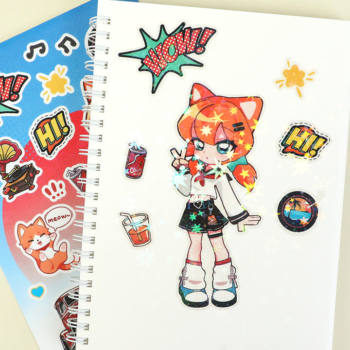 Custom Kiss Cut Stickers Sheets (ISO paper sizes)