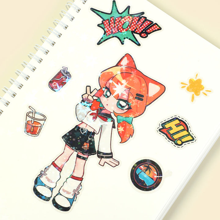 Custom Kiss Cut Stickers Sheets (ISO paper sizes)